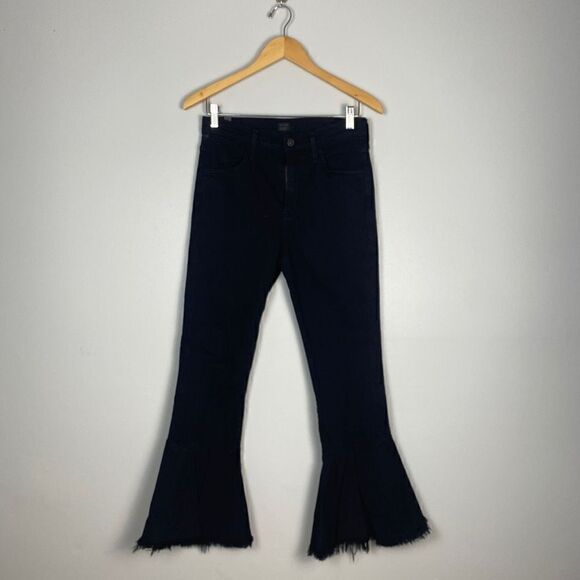 Citizens of Humanity Drew Crop Flare Frayed Raw Hem Jean - Picture 11 of 15